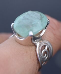 Aquamarine Ring | 925 Sterling Silver