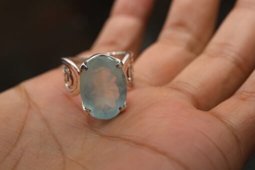 Aquamarine Ring | 925 Sterling Silver - Image 2