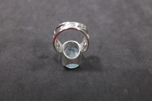 Aquamarine Ring | 925 Sterling Silver - Image 8
