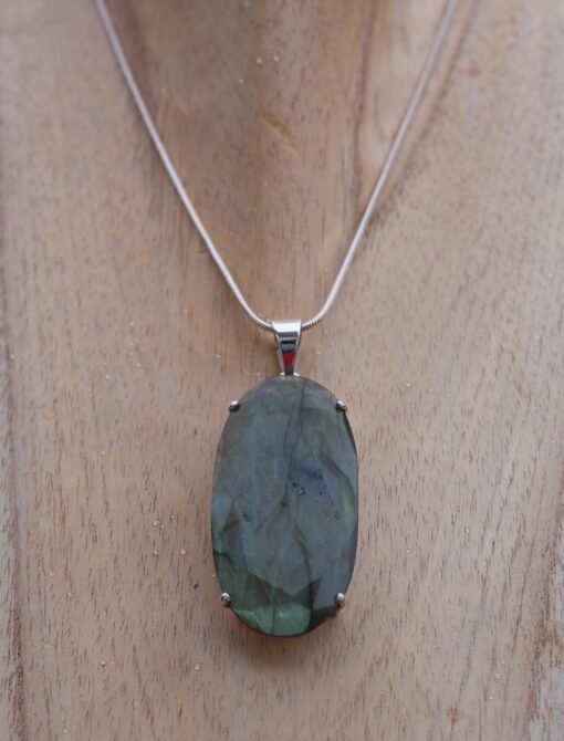 Labradorite 925 Sterling Silver Pendant - Image 6