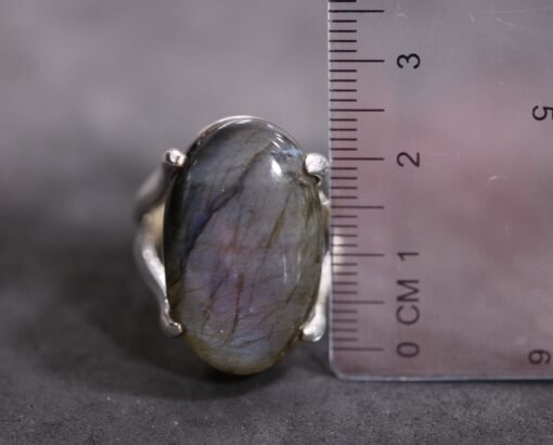 Labradorite Ring 925 Sterling Silver - Image 7