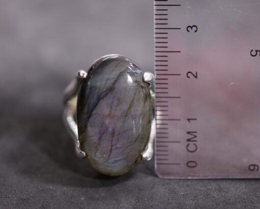 Labradorite Ring 925 Sterling Silver - Image 7