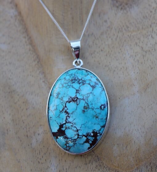 Blue Howlite Pendant | 925 Sterling Silver - Image 5
