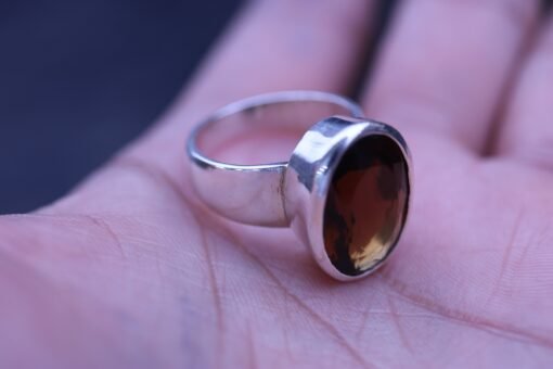 Bear Quartz Adjustable Ring size from 7-10 US & UK N-U - Image 4