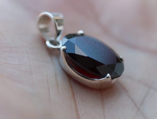 Garnet Pendant | 925 Sterling Silver - Image 4