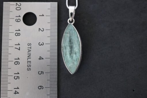 Aquamarine Pendant 925 Sterling Silver - Image 7