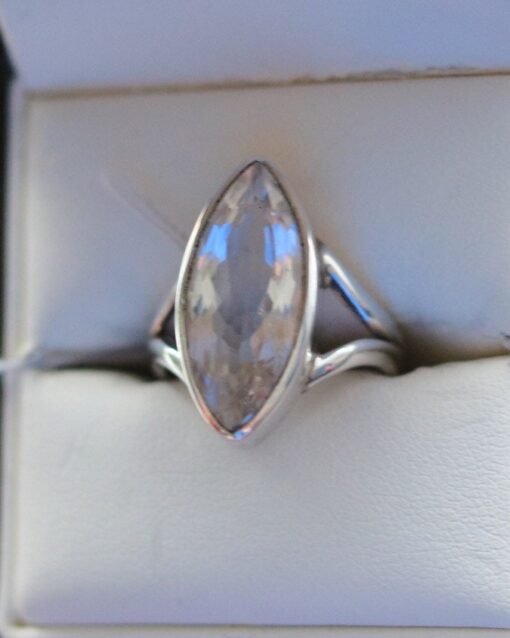 Clear Quartz Ring | 925 Sterling Silver - Image 3