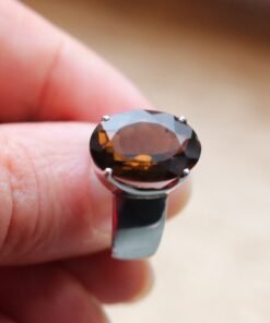 Smoky Quartz Ring  | 925 Sterling Silver