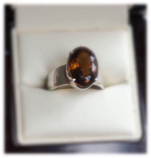 Smoky Quartz Ring  | 925 Sterling Silver - Image 5