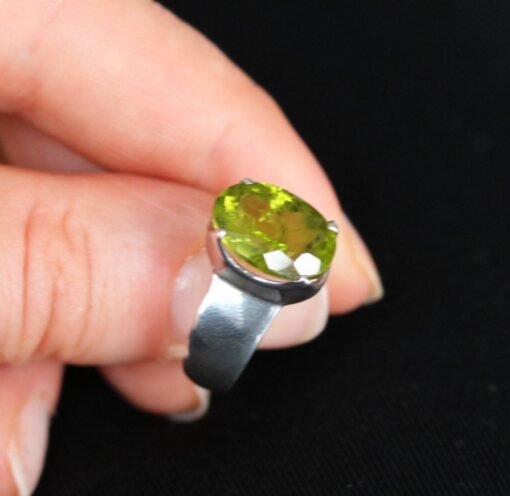 Peridot Ring | 925 Sterling Silver - Image 2
