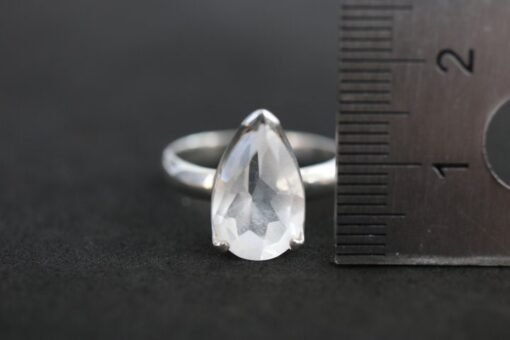 Clear Quartz Ring | 925 Sterling Silver - Image 7