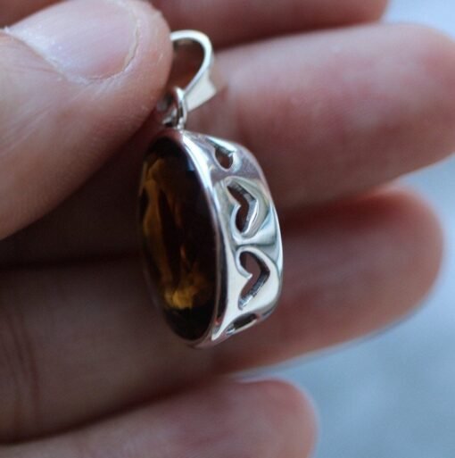 Bear Quartz Pendant 925 Sterling Silver - Image 7