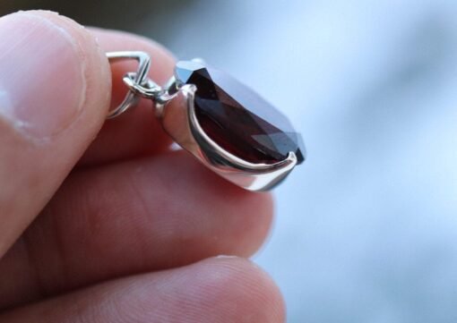 Garnet Pendant | 925 Sterling Silver - Image 7