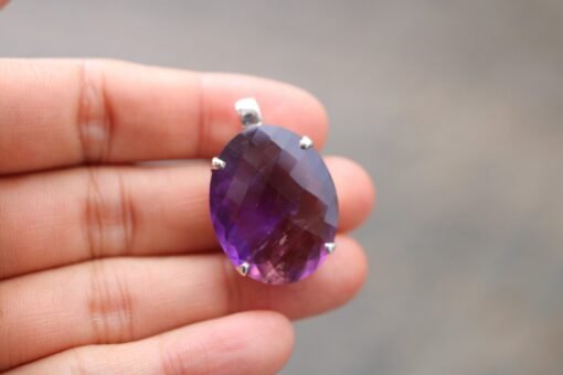Amethyst Pendant 925 | Sterling Silver - Image 3