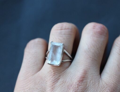 Aquamarine Ring | 925 Sterling Silver - Image 5