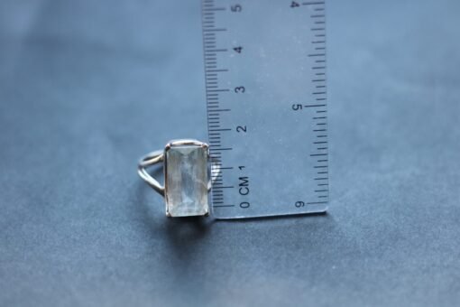 Aquamarine Ring | 925 Sterling Silver - Image 6