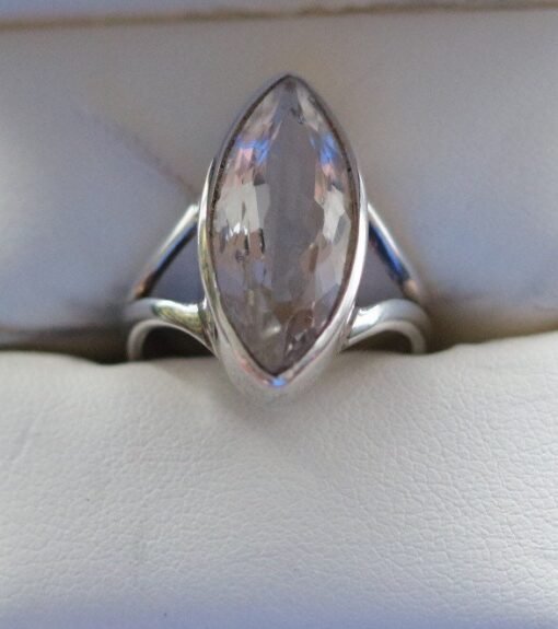 Clear Quartz Ring | 925 Sterling Silver - Image 6