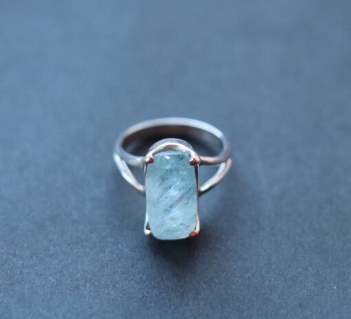 Aquamarine Ring | 925 Sterling Silver - Image 3