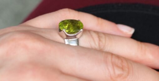 Peridot Ring | 925 Sterling Silver - Image 3