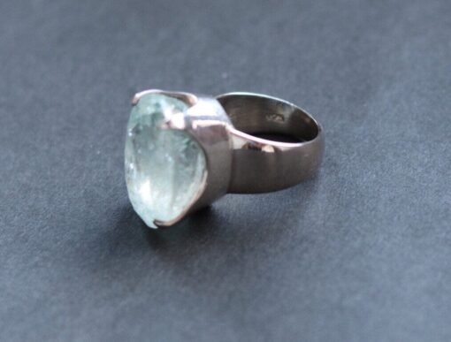 Aquamarine Ring | 925 Sterling Silver - Image 4
