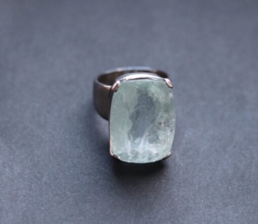 Aquamarine Ring | 925 Sterling Silver - Image 5