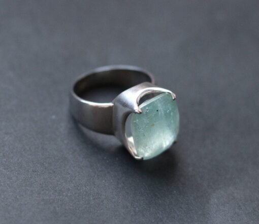 Aquamarine Ring | 925 Sterling Silver - Image 4
