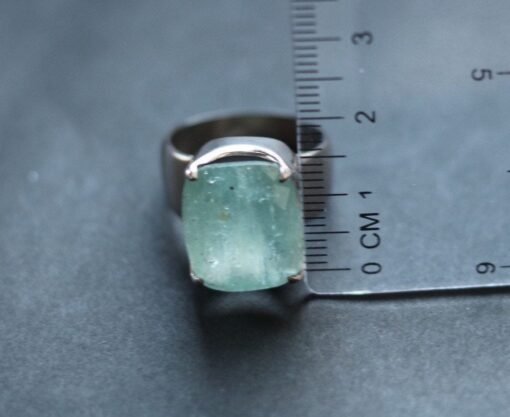 Aquamarine Ring | 925 Sterling Silver - Image 6