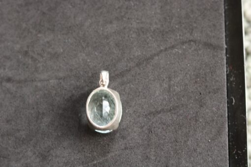 Aquamarine Pendant 925 Sterling Silver - Image 5
