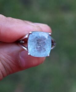 Aquamarine Ring | 925 Sterling Silver