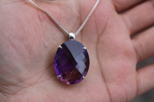 Amethyst Pendant 925 | Sterling Silver - Image 4