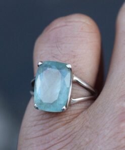 Aquamarine Ring | 925 Sterling Silver