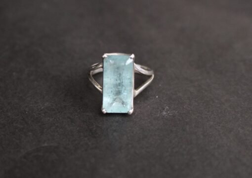 Aquamarine Ring | 925 Sterling Silver - Image 3