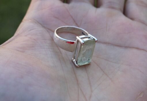 Aquamarine Ring | 925 Sterling Silver - Image 4