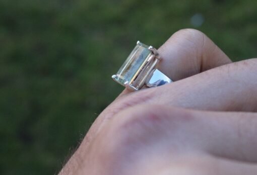 Aquamarine Ring | 925 Sterling Silver - Image 7