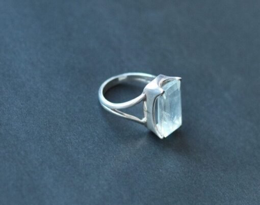 Aquamarine Ring | 925 Sterling Silver - Image 3