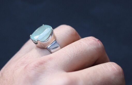 Aquamarine Ring | 925 Sterling Silver - Image 3