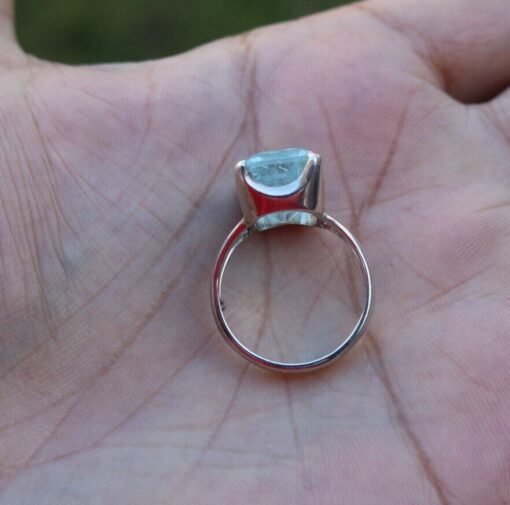 Aquamarine Ring | 925 Sterling Silver - Image 5