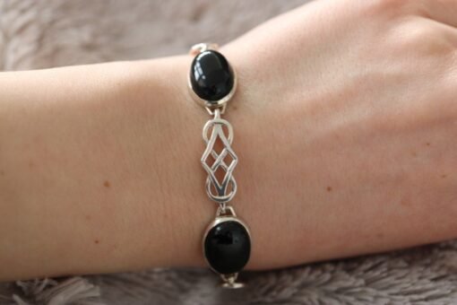Black Onyx Bracelet | 925 Sterling Silver