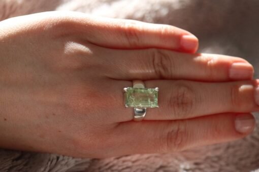 Aquamarine Ring | 925 Sterling Silver - Image 4