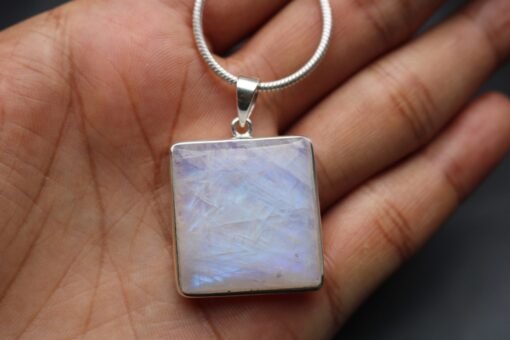 Moonstone Pendant 925 Sterling Silver - Image 3
