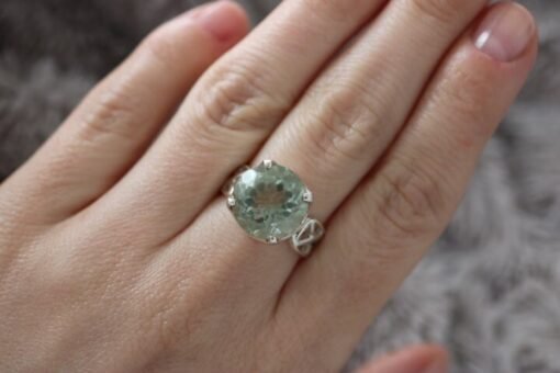 Prasiolite | Green Amethyst Ring | 925 Sterling Silver - Image 8