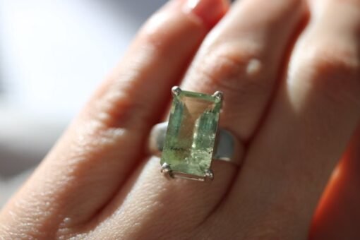 Aquamarine Ring | 925 Sterling Silver