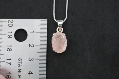 Morganite Pendant | 925 Sterling Silver - Image 5