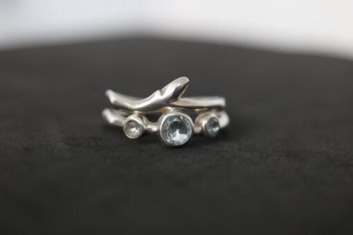 Blue Topaz Ring 925 Sterling Silver - Image 4