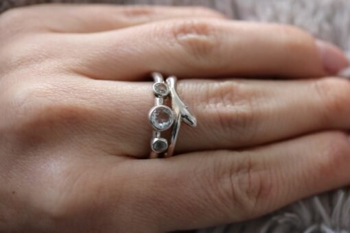 Blue Topaz Ring 925 Sterling Silver - Image 6