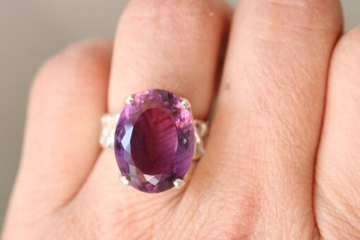 Amethyst Ring | Sterling Silver