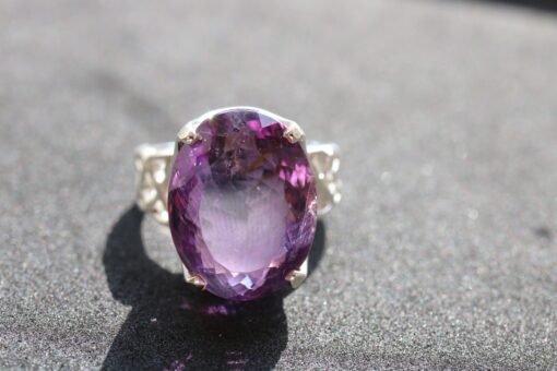 Amethyst Ring | Sterling Silver - Image 3