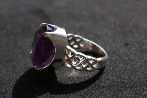 Amethyst Ring | Sterling Silver - Image 4