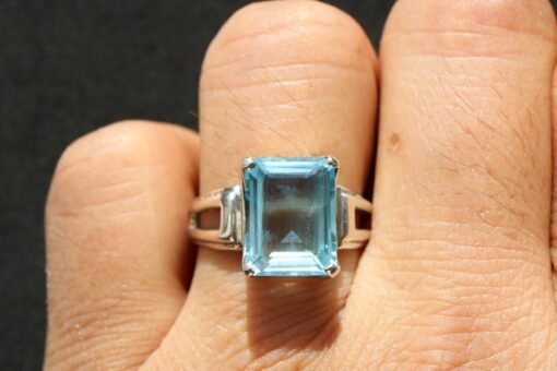 Blue Topaz Ring | 925 Sterling Silver - Image 3