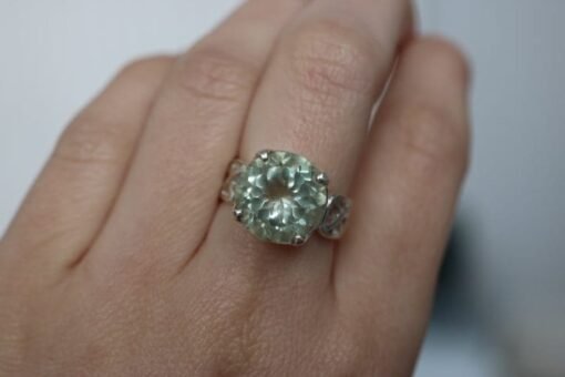 Prasiolite | Green Amethyst Ring | 925 Sterling Silver - Image 3